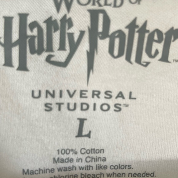 Slytherin Ladies L/S Raglan T Shirt  - size L NWOT - Picture 4 of 4